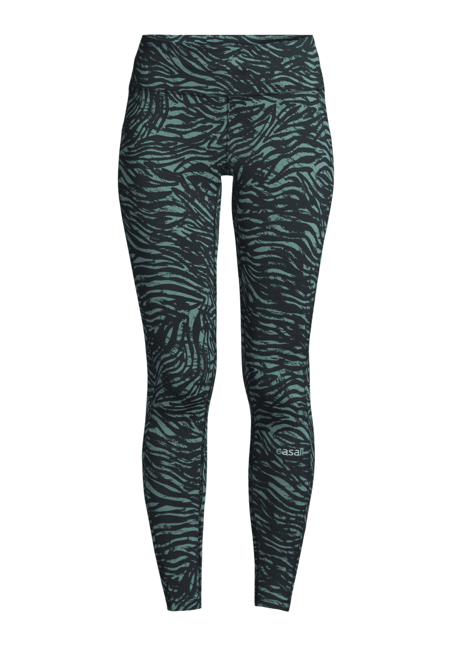 Casall Reclaimed tights - Tiger Green