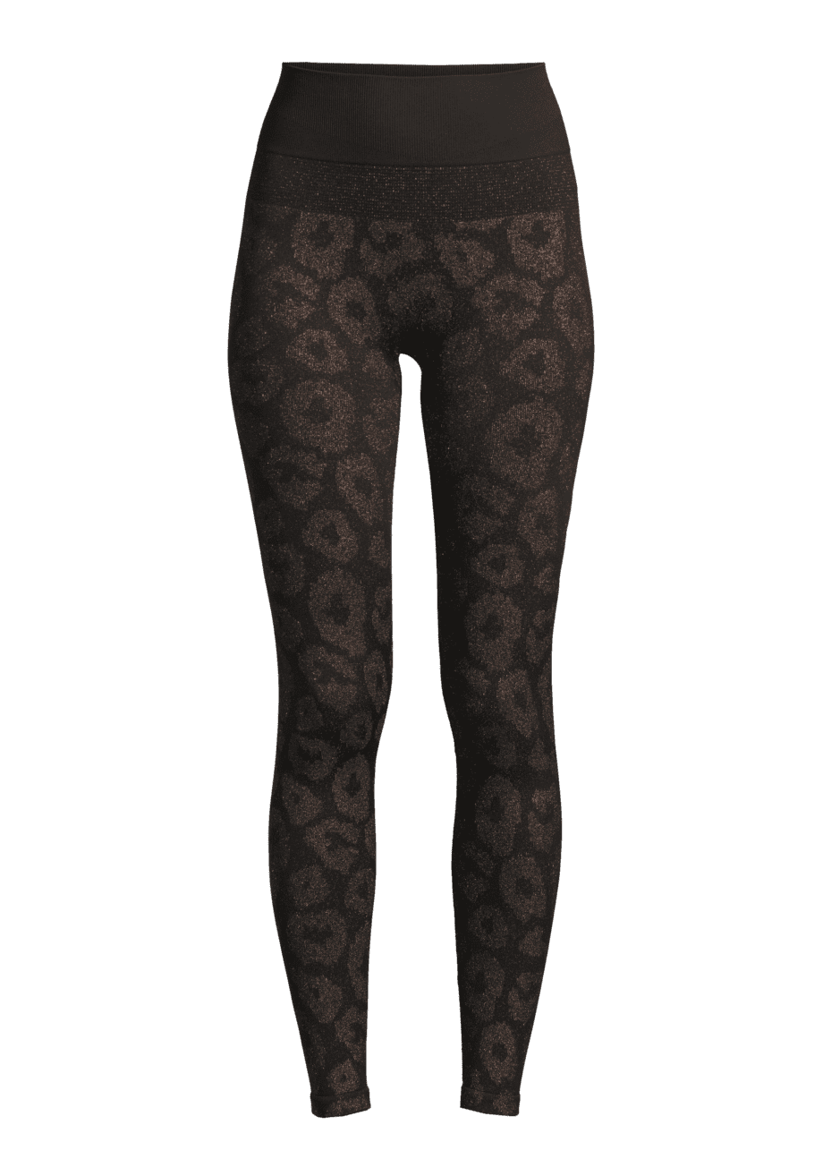 Casall Seamless Copper Leo Tights - Black