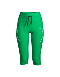 Casall Shapify 3/4 High Waist Running Tights - Cactus Green