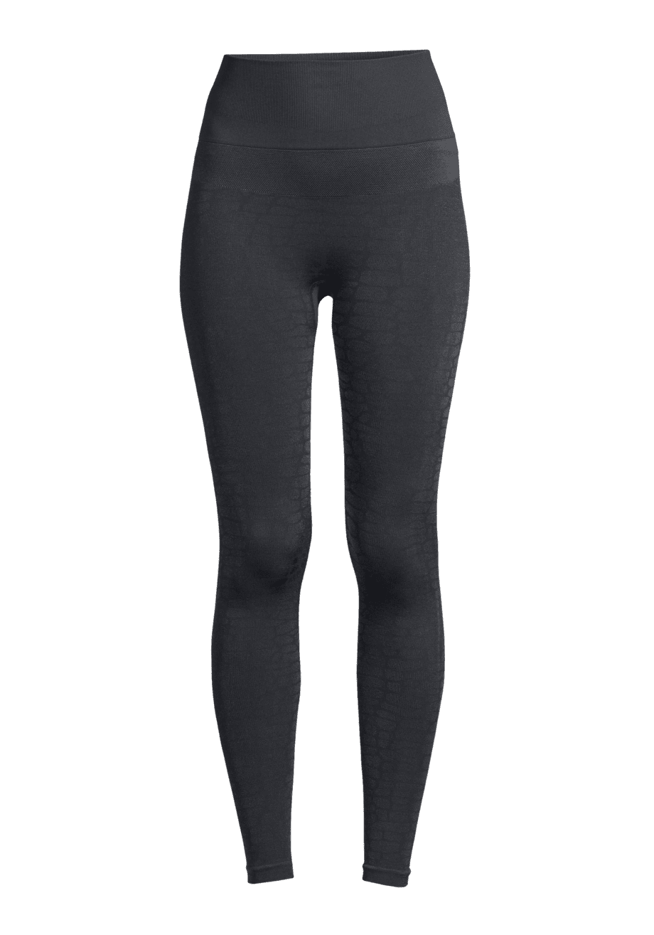 Casall Shiny Aligator Seamless Tights - Shadow Grey