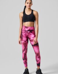 Casall Ultra High Waist Printed Tights - Ice Pink