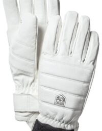 Hestra Alpine Leather Primaloft - 5 Finger Off White (9 9)