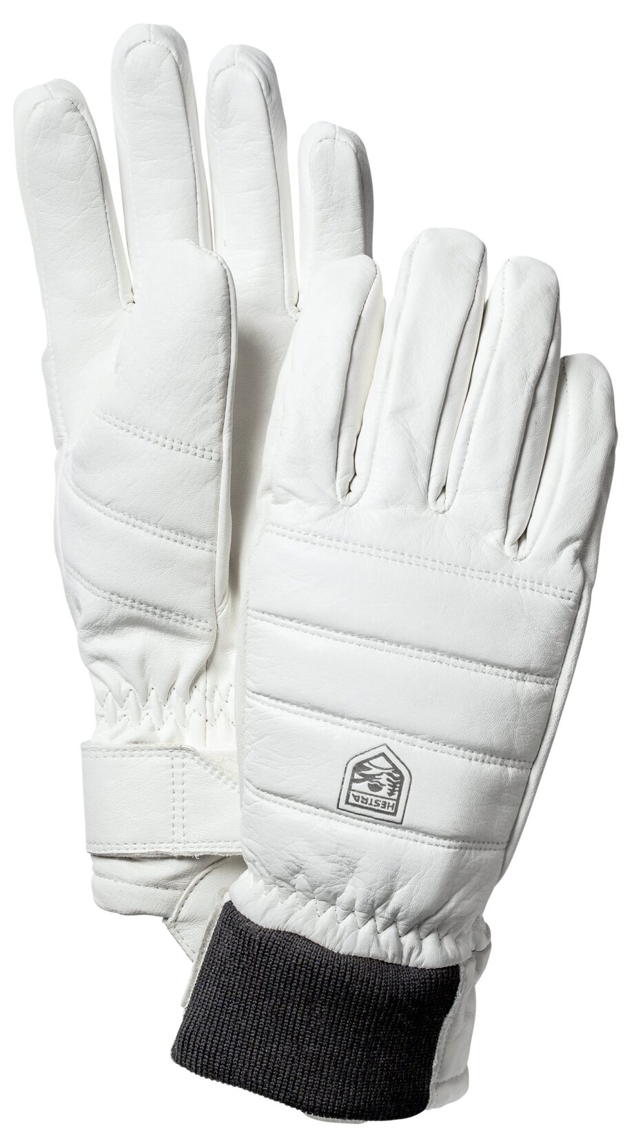 Hestra Alpine Leather Primaloft - 5 Finger Off White (9 9)