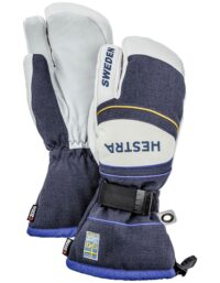 Hestra Army Leather Coach CZone - 3 finger Marin/Royal (11 11)