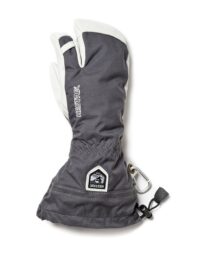 Hestra Army Leather Heli Ski - 3 Finger Grey (8 8)