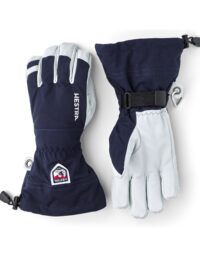 Hestra Army Leather Heli Ski - 5 Finger Navy (6 6)