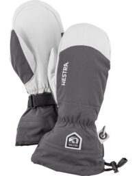 Hestra Army Leather Heli Ski - Mitt Grey (10 10)