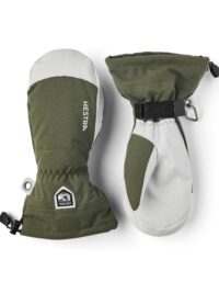 Hestra Army Leather Heli Ski - Mitt Olive (11 11)