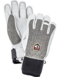 Hestra Army Leather Patrol - 5 finger Light Grey (11 11)