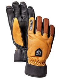 Hestra Army Leather Wool Terry - 5 Finger Cork/Brown (8 8)