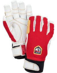 Hestra Ergo Grip Active - 5 Finger Red/Off White (10 10)