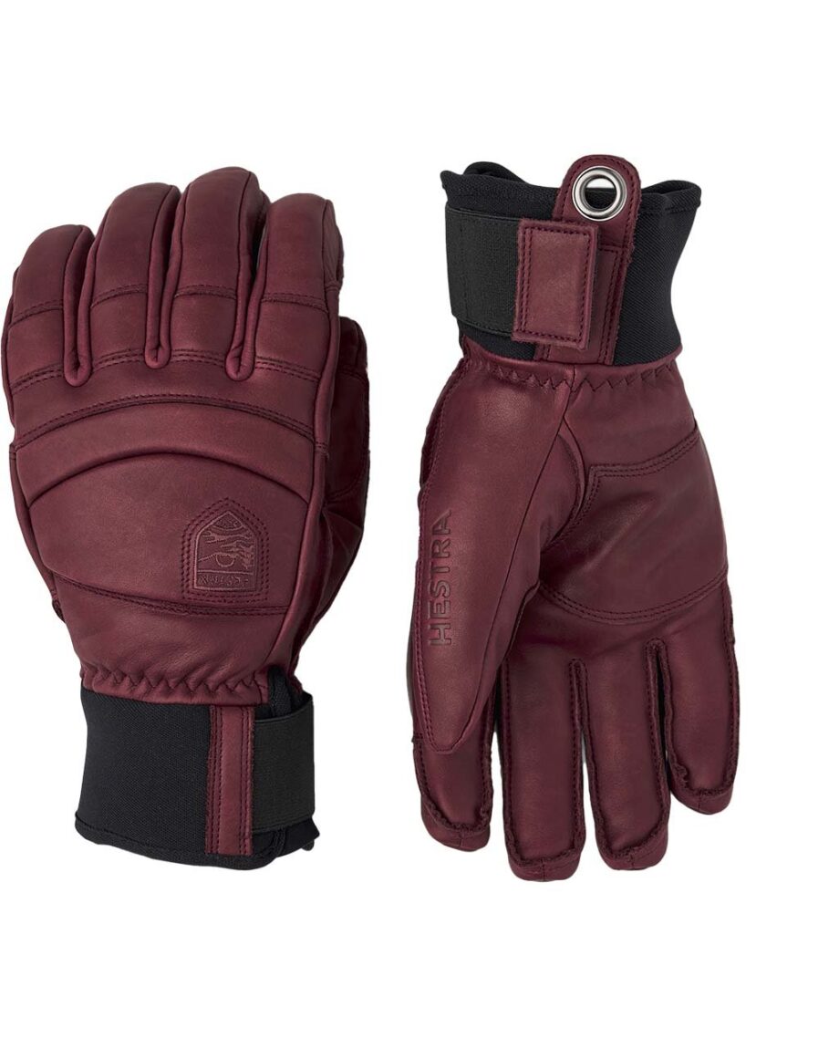 Hestra Fall Line - 5 Finger Bordeaux/Bordeaux (11 11)