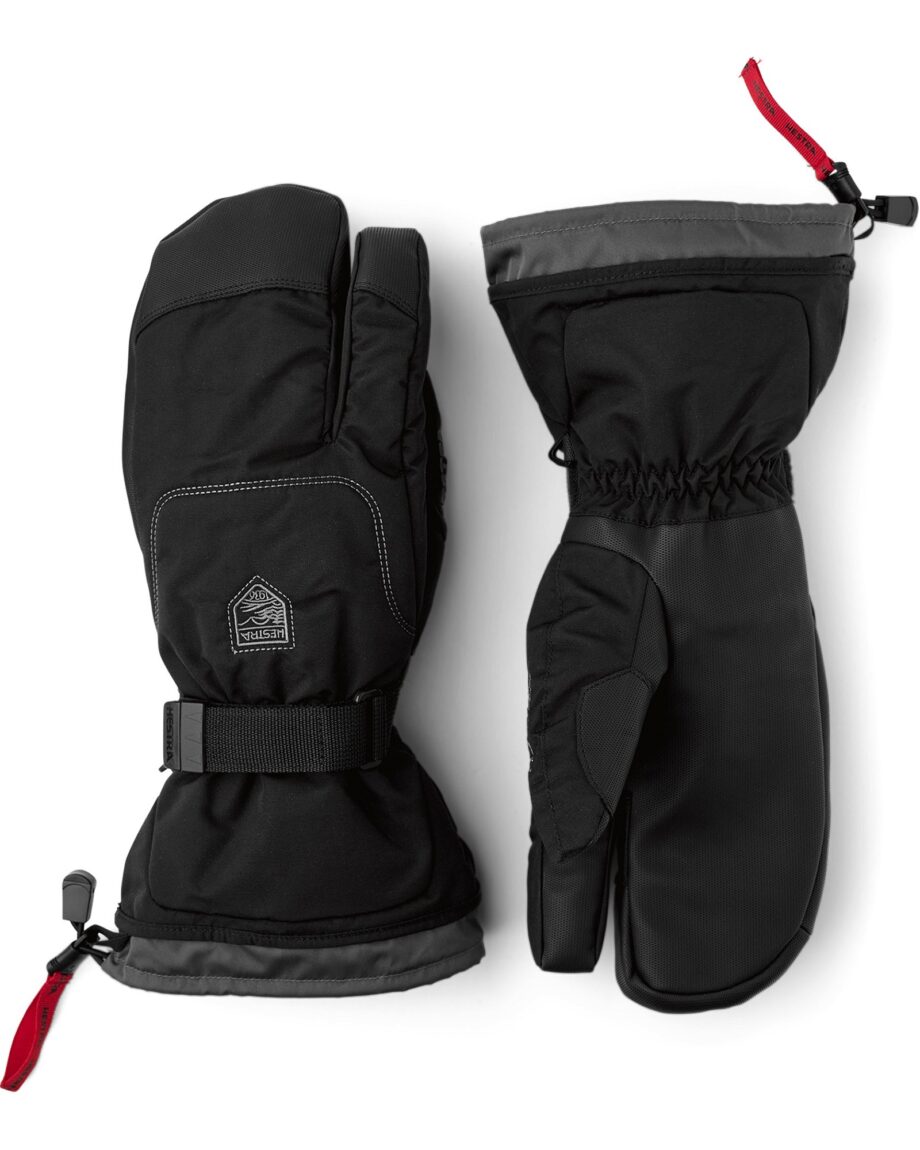 Hestra Gauntlet SR - 3 Finger Black/Black (12 12)