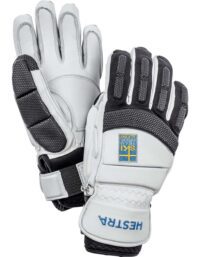 Hestra Gripen GS - 5 Finger White/Yellow (10 10)