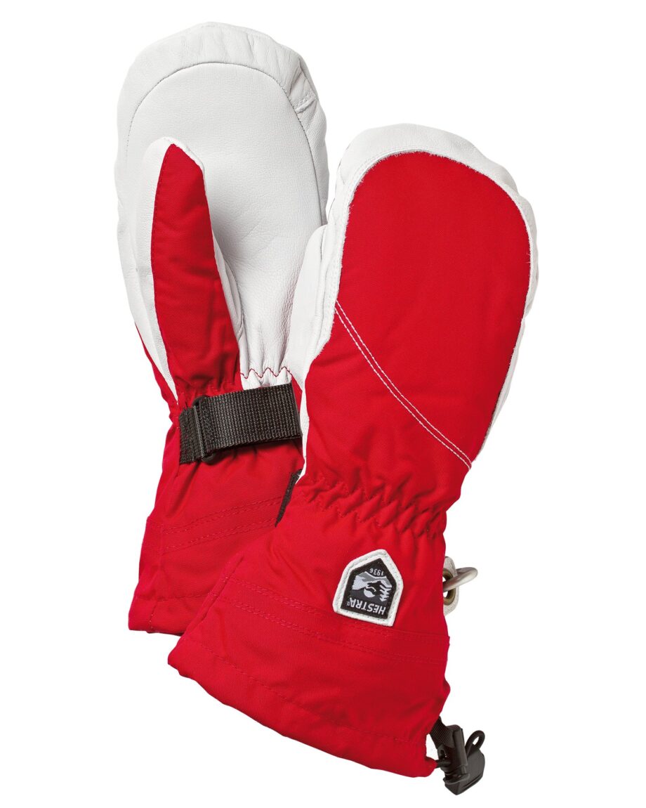 Hestra Heli Ski Female - Mitt Red/Off White (9 9)
