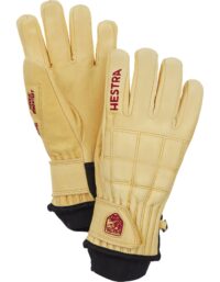 Hestra Henrik Leather Pro Model - 5 Finger Natural Brown (11 11)