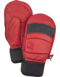 Hestra Leather Fall Line - Mitt Red/Grey (10 10)