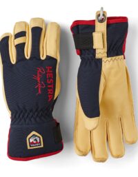 Hestra Philippe Raoux Ecocuir Short - 5 Finger Navy (11 11)