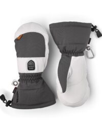 Hestra Power Heater Gauntlet Mitt Grey/White (11 11)