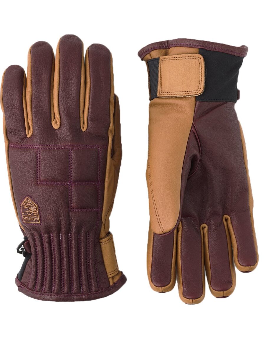 Hestra Sastrugi 5 Finger Bordeaux/Cork (9 9)