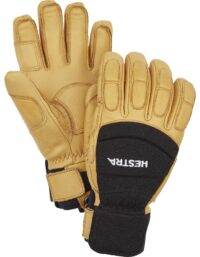 Hestra Vertical Cut CZone - 5 finger Black/Tan (11 11)