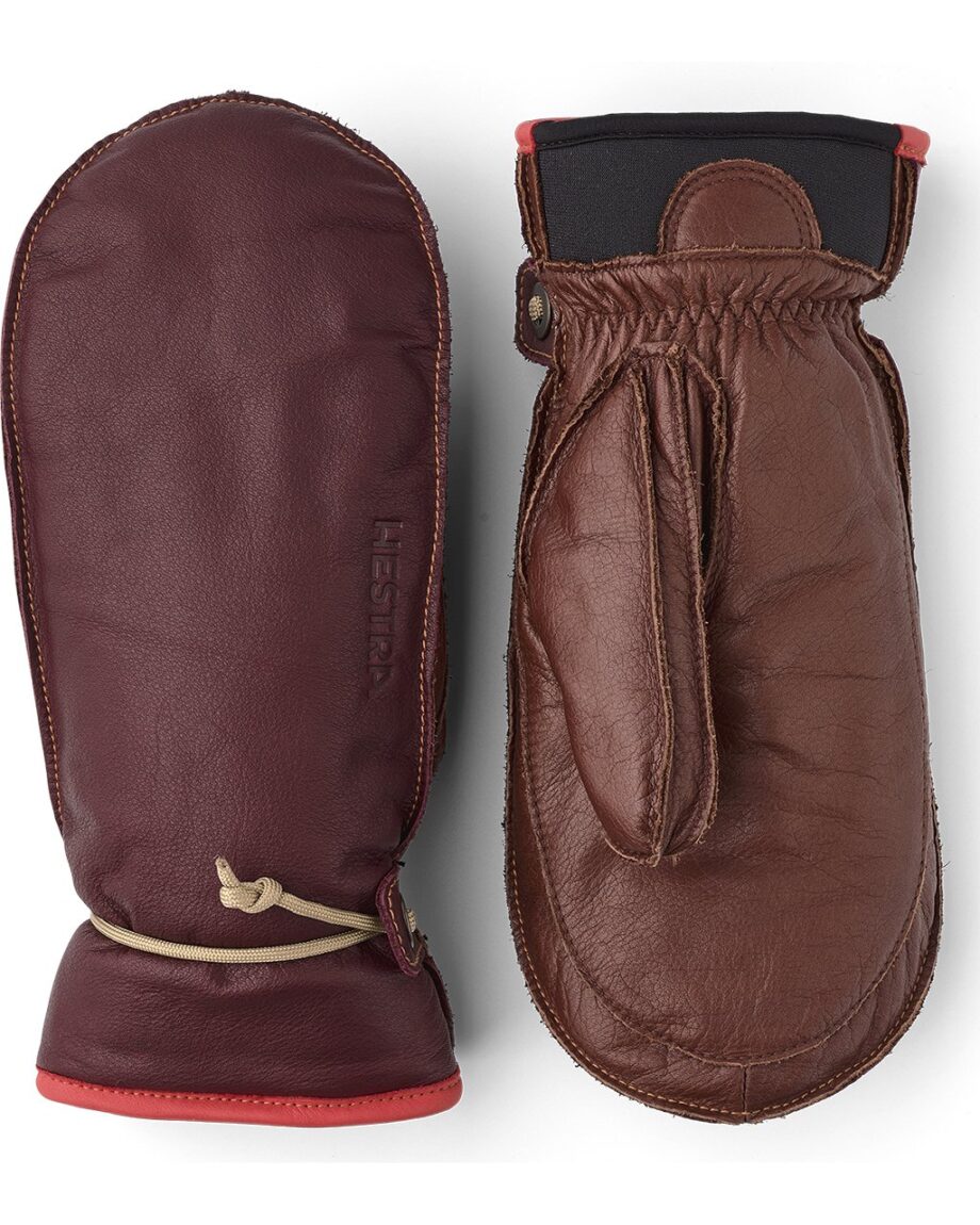 Hestra Wakayama - Mitt Bordeaux/Brown (11 11)