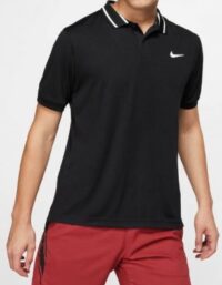Nike NIKE Court Dry Polo Black Mens