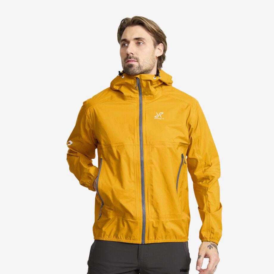 Revolution Race Jackor > Regn- & Skaljackor - Arcade 3L Lightweight Jacket - Herr - Golden Yellow, Storlek:XS