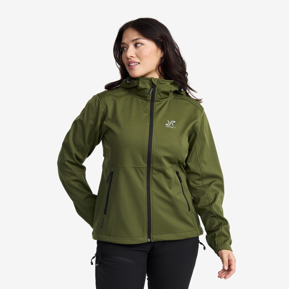 Revolution Race Dam > Jackor > Softshelljackor - Responder Softshell Jacket - Dam - Cypress, Storlek:XS