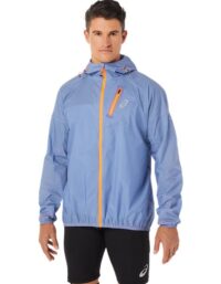 Asics Fujitrail Jacket Men Blue Harmony