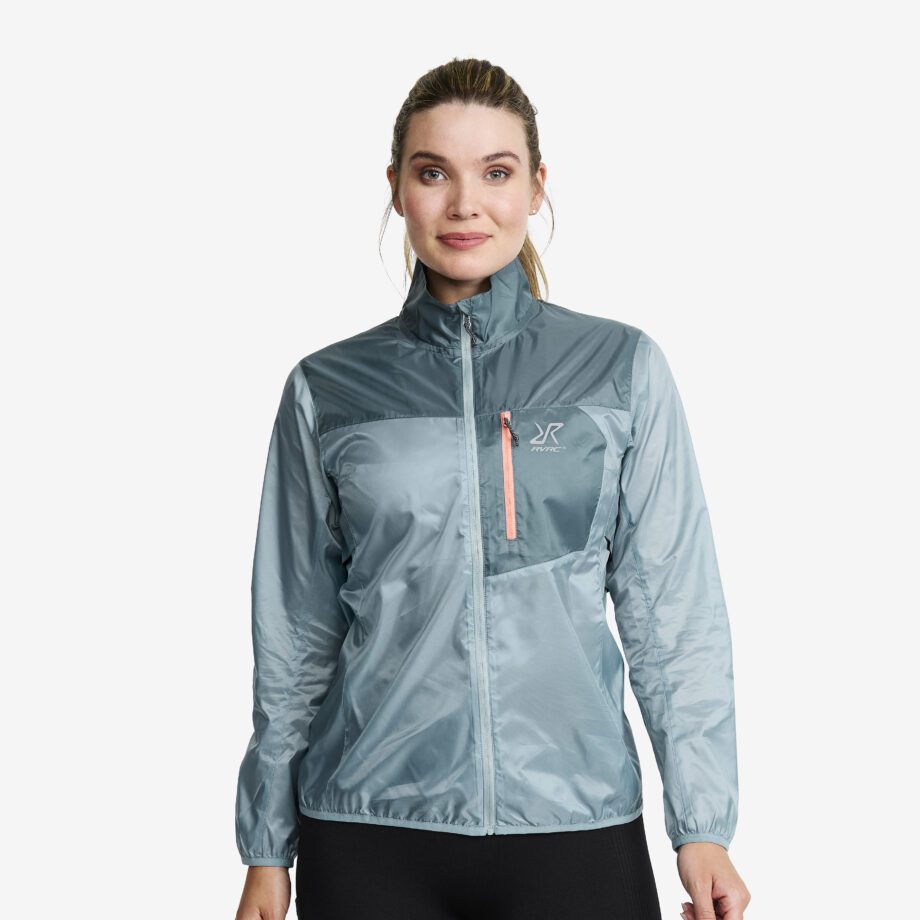 Revolution Race Ultra Light Windbreaker - Dam - Arona/Goblin Blue, Storlek:3XL - Dam > Jackor > Vindjackor