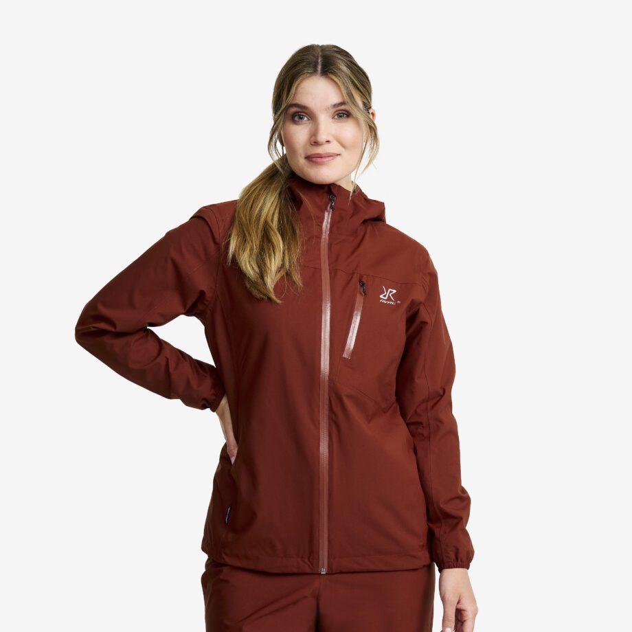 Revolution Race Dam > Jackor > Regn- & Skaljackor - Vector 2L Jacket - Dam - Fired Brick, Storlek:M