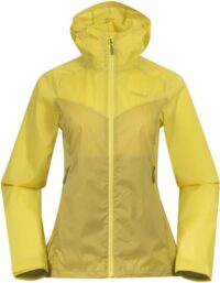 Bergans Microlight Jacket Women Light Olive Green/Pineapple