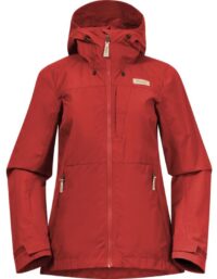Bergans Nordmarka Leaf Light Wind Jacket Women Dark Brick