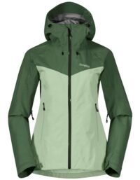 Bergans Skar Light 3L ShellJacket Women Light Jade Green/Dark Jade Green