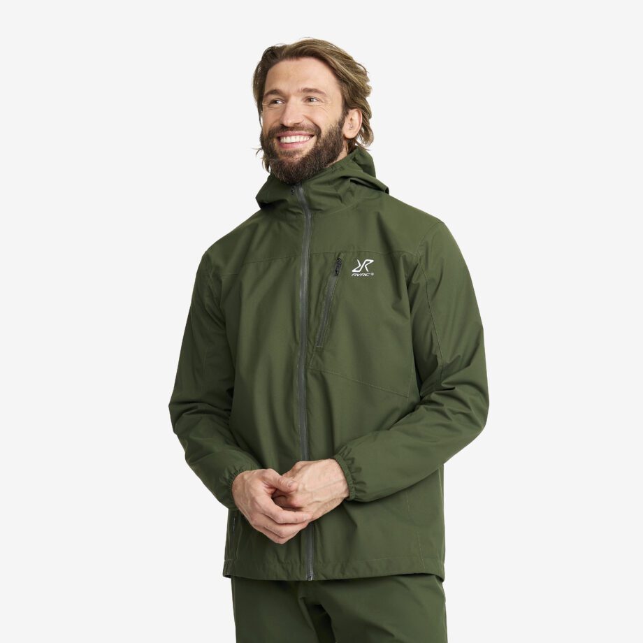 Revolution Race Jackor > Regn- & Skaljackor - Vector 2L Jacket - Herr - Forest Green, Storlek:XL