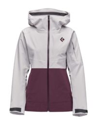 Black Diamond Recon Stretch Ski Shell Jacket Women Ice Pink/Blackberry