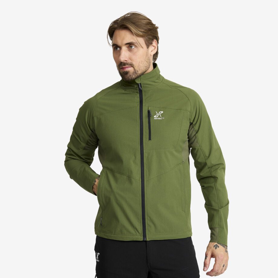 Revolution Race Jackor > Softshelljackor - Venue Stretch Jacket - Herr - Cypress, Storlek:XS