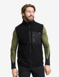 Revolution Race Jackor > Västar - Bigfoot Pile Vest - Herr - Jetblack, Storlek:2XL