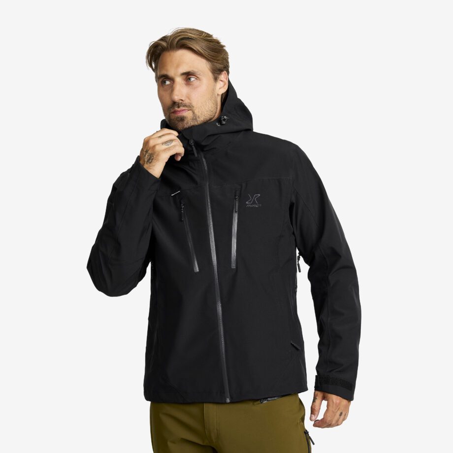 Revolution Race Jackor > Regn- & Skaljackor - Silence Proshell 3L Jacket - Herr - Black/Anthracite, Storlek:3XL
