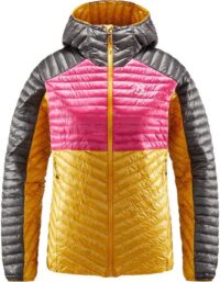 Haglöfs L.I.M Mimic Hooded Jacket Women Autumn Leaves/Ultra Pink