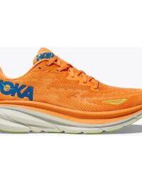 Hoka M Clifton 9 Wide Solar Flare/Lettuce