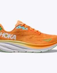Hoka M Clifton 9 Wide Solar Flare/Sherbet
