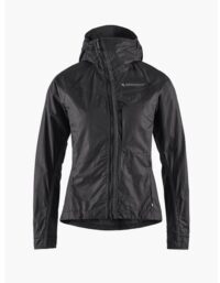 Klättermusen Ansur Hooded Wind Jacket W's Raven Black