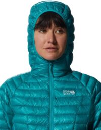 Mountain Hardwear Ghost Whisperer/2 Hooded Jacket Women Synth Green