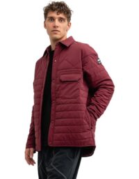 Mountain Works Trail Overshirt Jacket Deep Burgundy