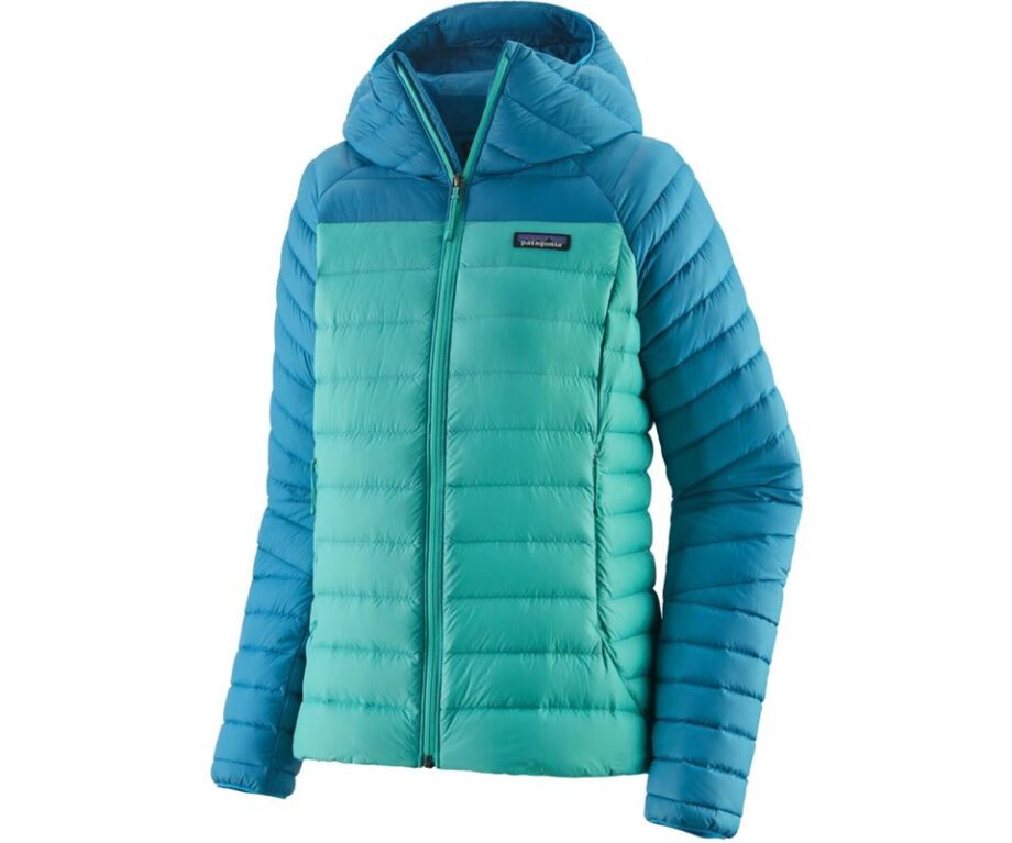 Patagonia Down Sweater Hoody Women Green/Frtl
