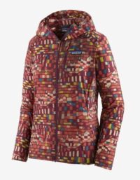 Patagonia W's Houdini Jkt Fitz Roy Patchwork Night Plum
