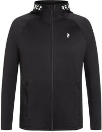Peak Performance M Rider Mid Zip Hood Black/Black