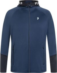Peak Performance M Rider Mid Zip Hood Blue Shadow/Black